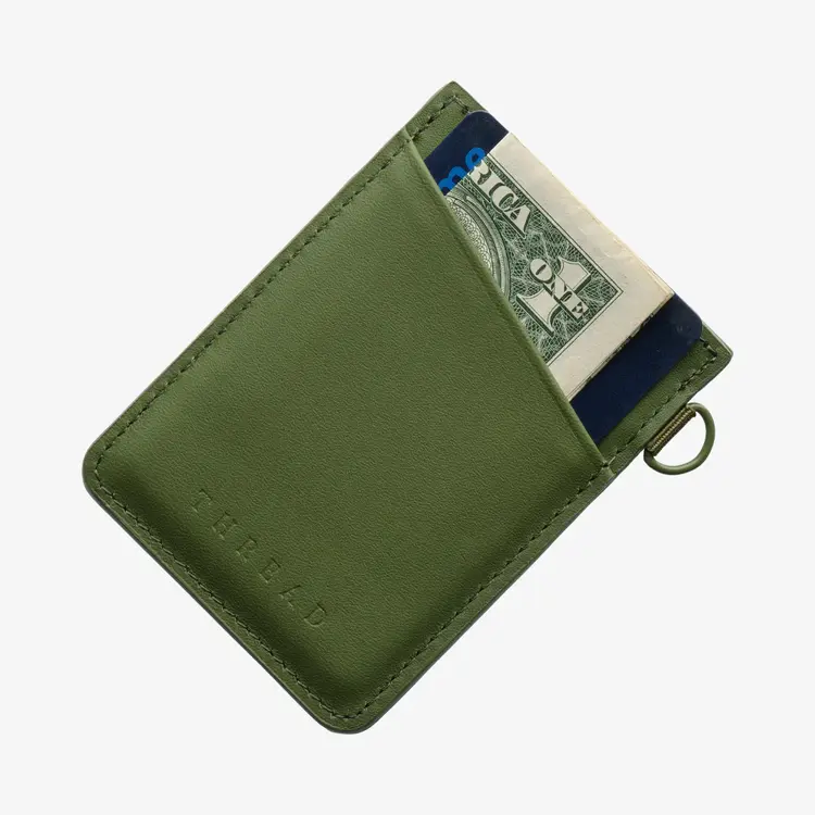 Thread Threads Vertical Wallet | Olive
