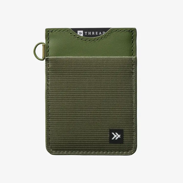 Thread Threads Vertical Wallet | Olive