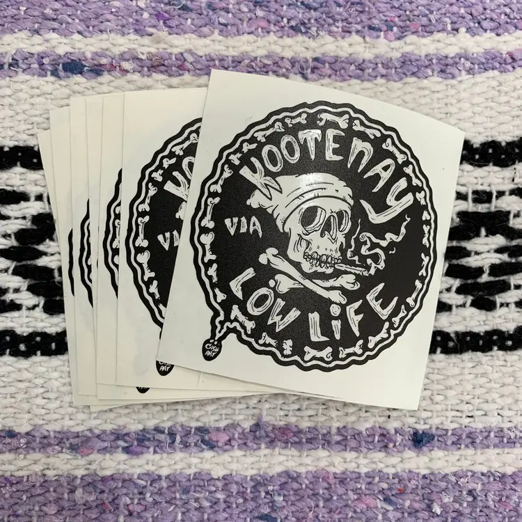 Lowlife Ink LOWLIFE INK Skull Sticker