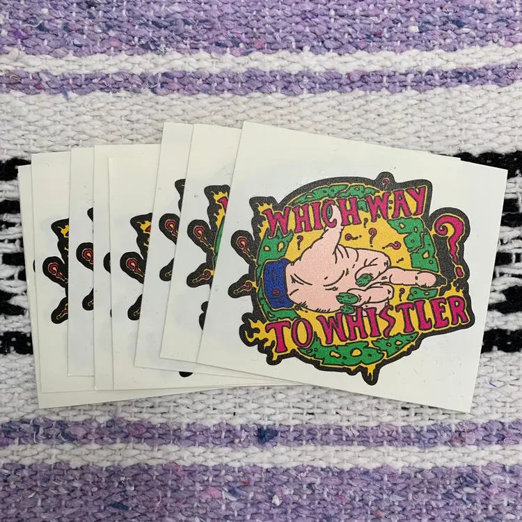 Lowlife Ink LOWLIFE INK Way To Whistler Sticker