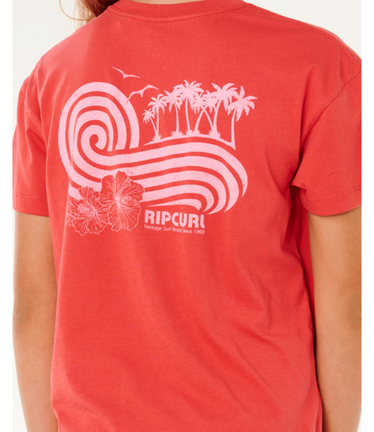 Rip Curl Rip Curl Ocean Break Rlxd Tee | Deep Red