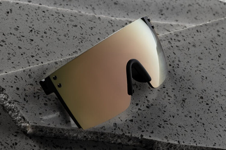 Heat Wave Lazer Face Z87 | Rose Gold Polarized