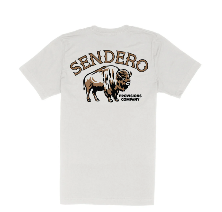 Sendero Provisions Co. Sendero Provisions Co. American Buffalo T-Shirt | Vintage White