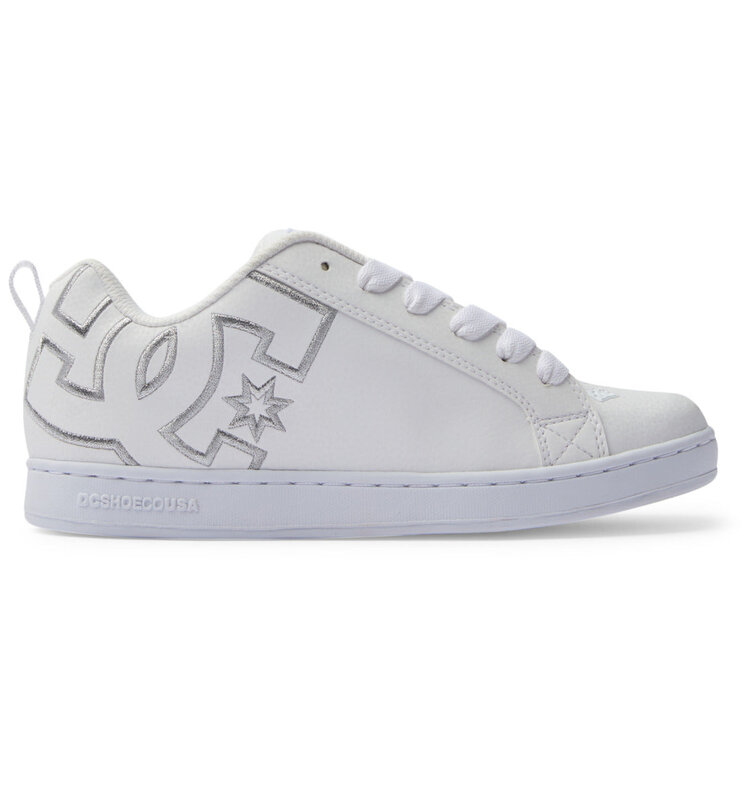 DC DC Court Graffik | White/M Silver