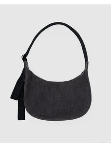 Baggu Medium Crescent | Washed Black Denim