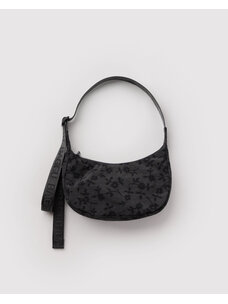 Baggu Baggu Small Nylon Crescent | Charcoal Ditsy Floral