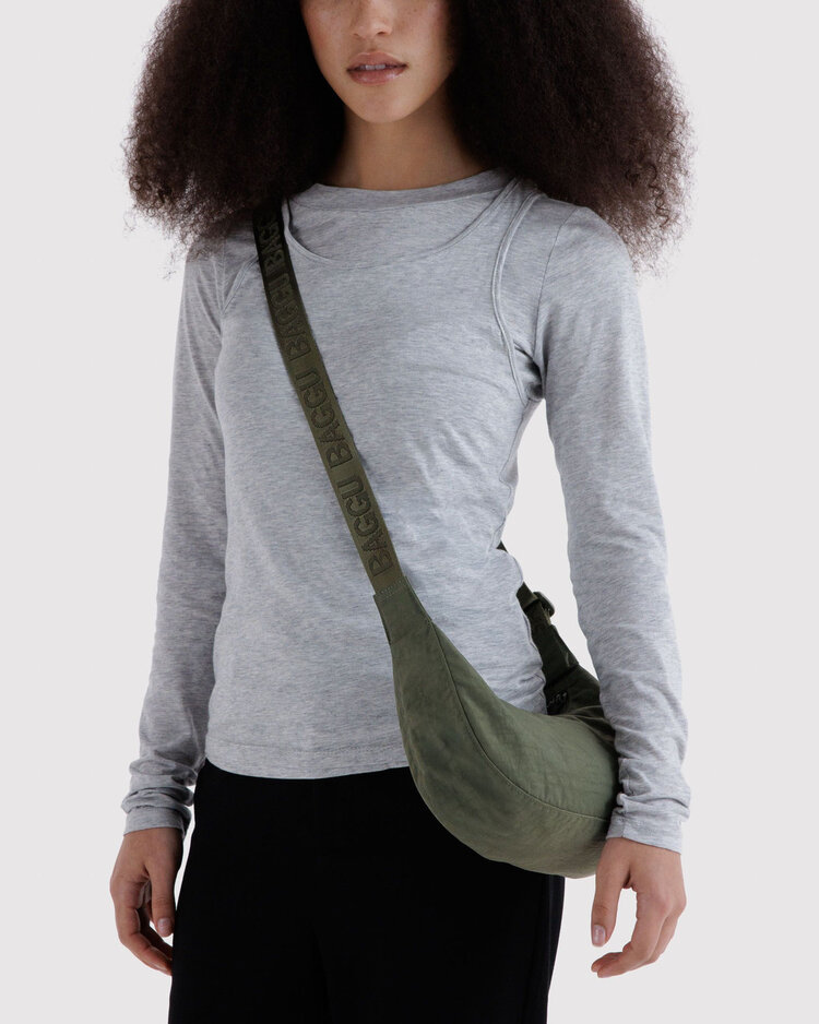 Baggu Baggu Small Nylon Crescent | Caper