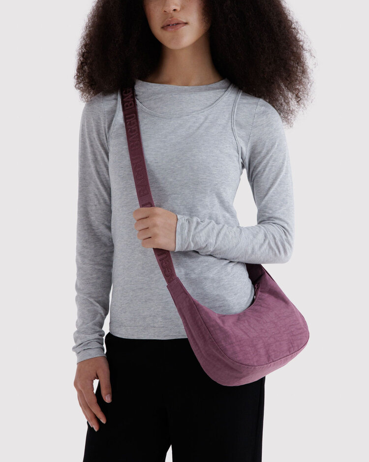 Baggu Baggu Small Nylon Crescent | Wild Plum