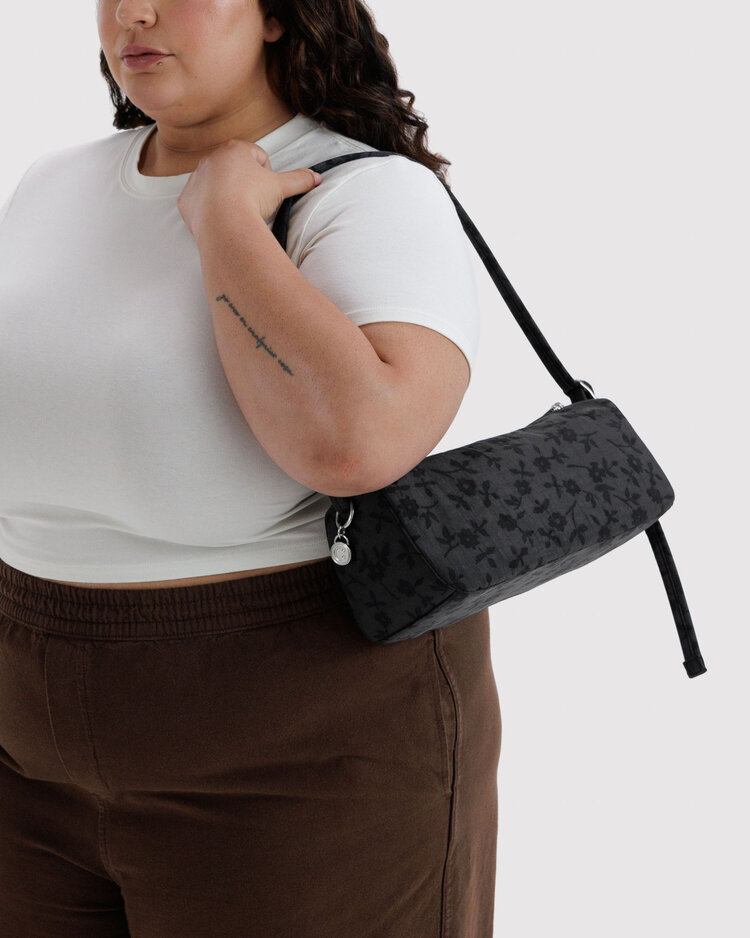Baggu Baggu Nylon Loaf Bag | Charcoal Ditsy Floral