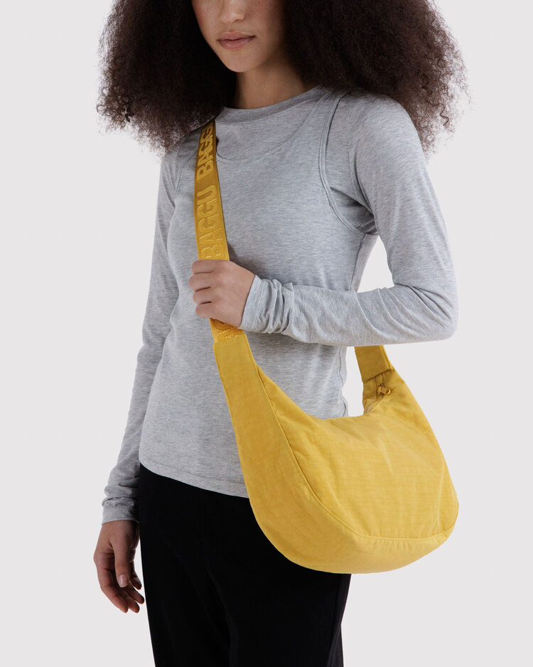 Baggu Baggu Medium Nylon Crescent Bag | Sunflower