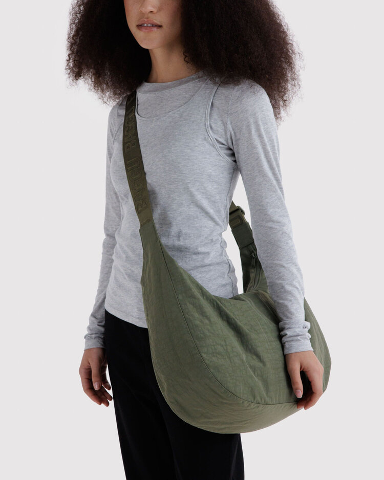 Baggu Baggu Large Nylon Crescent Bag | Caper