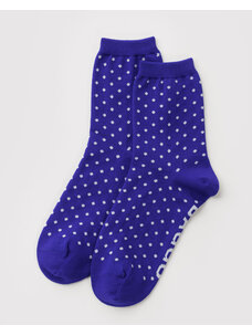 Baggu Crew Sock | Micro Blue/White Polka Dot