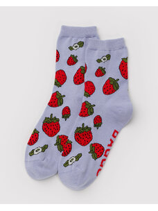 Baggu Crew Sock | Strawberry Blossom