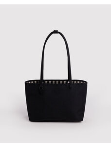 Baggu Baggu Medium Nylon Reversible Tote | Black Mix