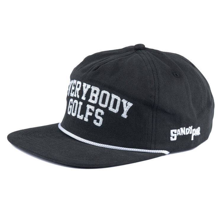 Sandy Par Everybody Golfs 5 Panel | Black