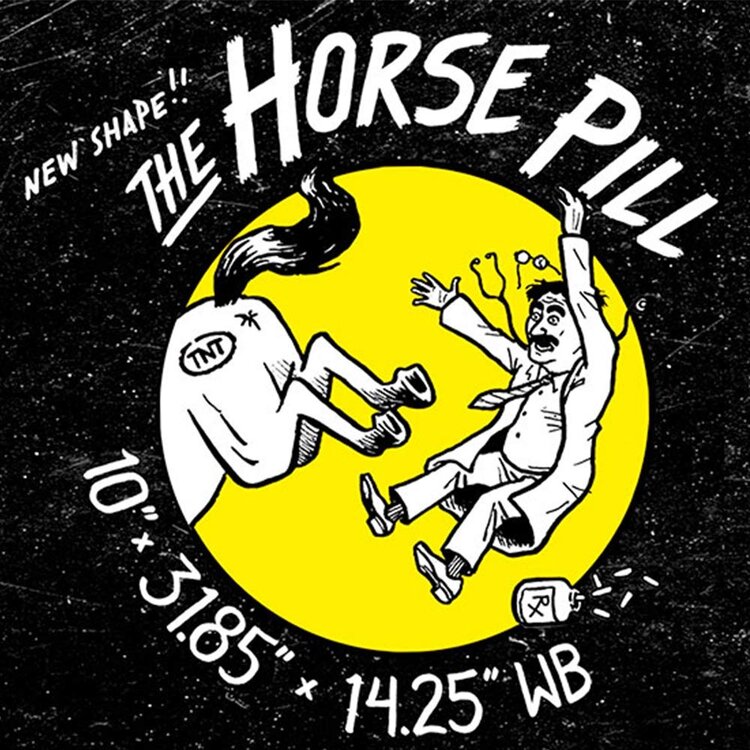 Antihero Antihero Classic Eagle Horse Pill Deck | 10"