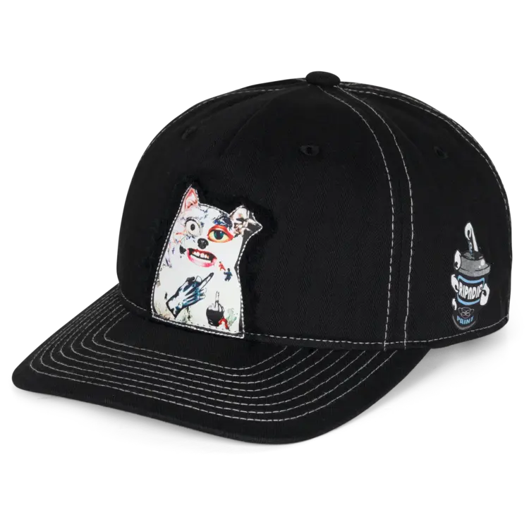 Ripndip Ripndip Lord Nermal Collage Snapback | Black
