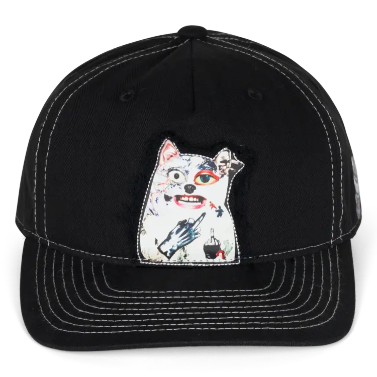 Ripndip Ripndip Lord Nermal Collage Snapback | Black