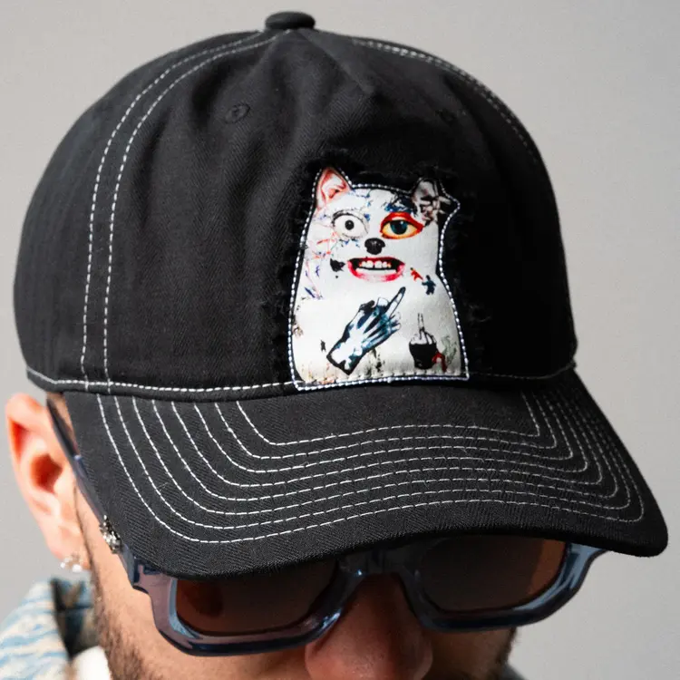 Ripndip Ripndip Lord Nermal Collage Snapback | Black
