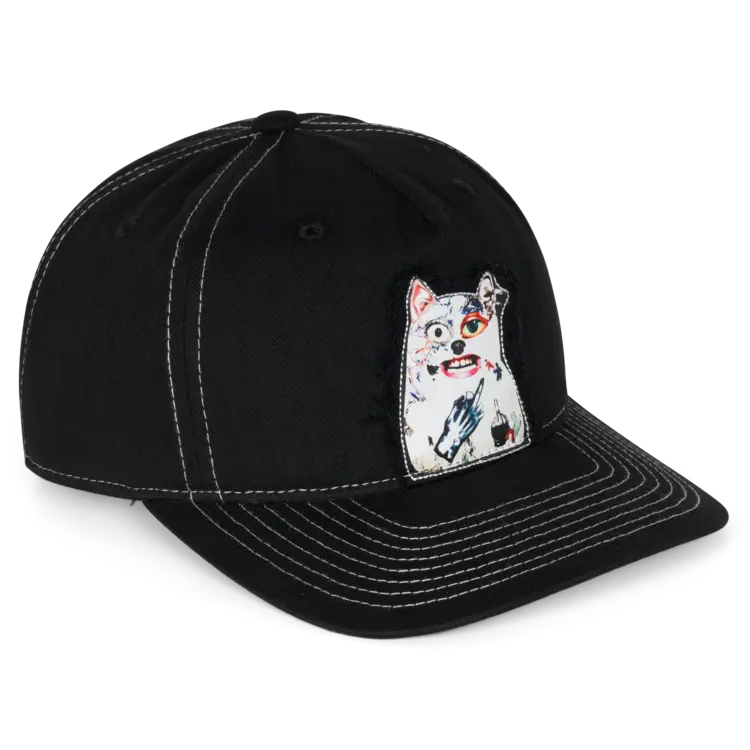 Ripndip Ripndip Lord Nermal Collage Snapback | Black