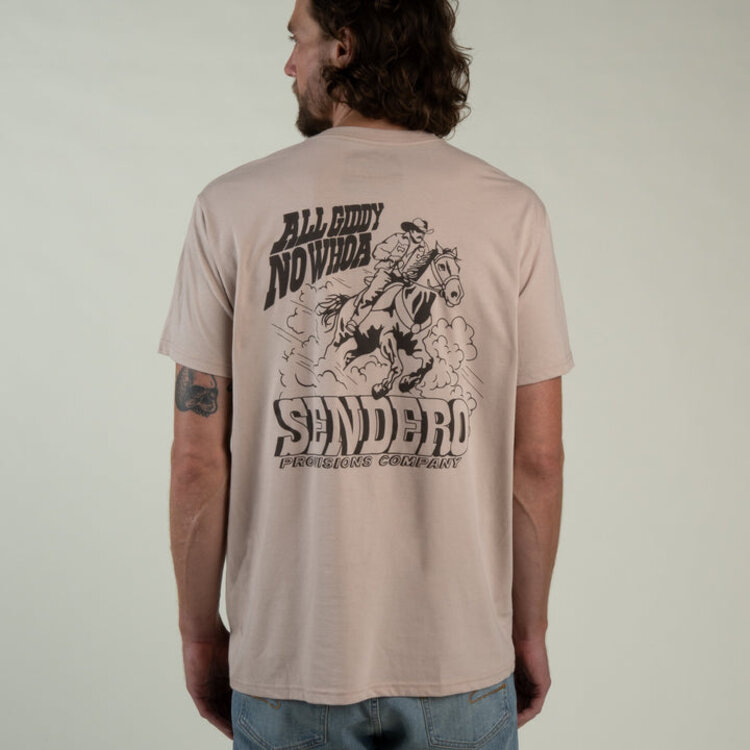 Sendero Provisions Co. Sendero All Giddy No Whoa T-Shirt | Sand