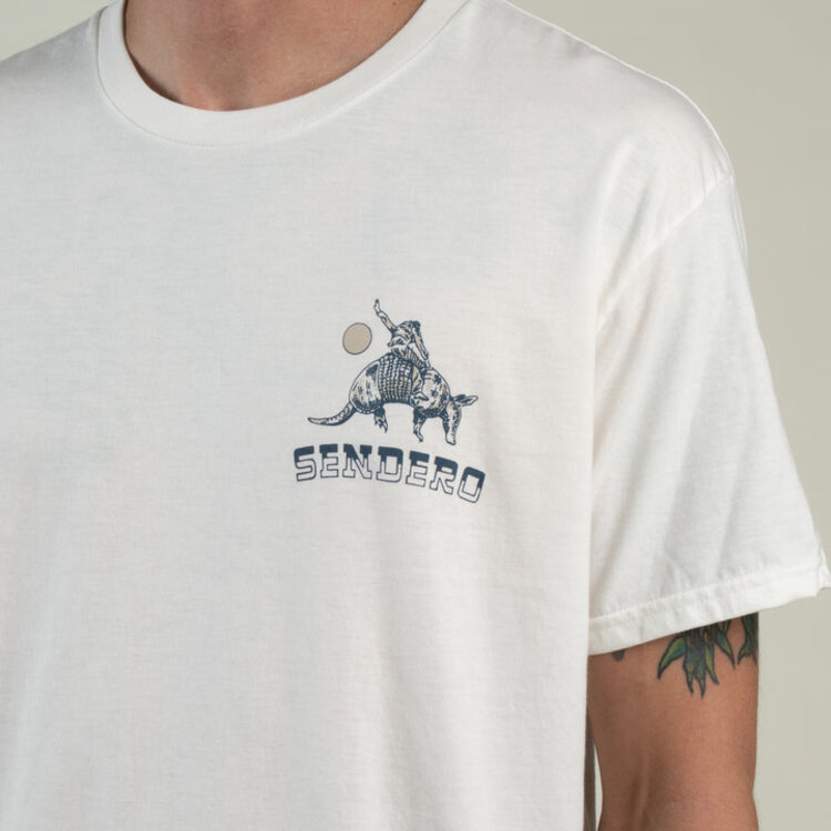 Sendero Provisions Co. Sendero Armadillo Rodeo T-Shirt | Vintage White