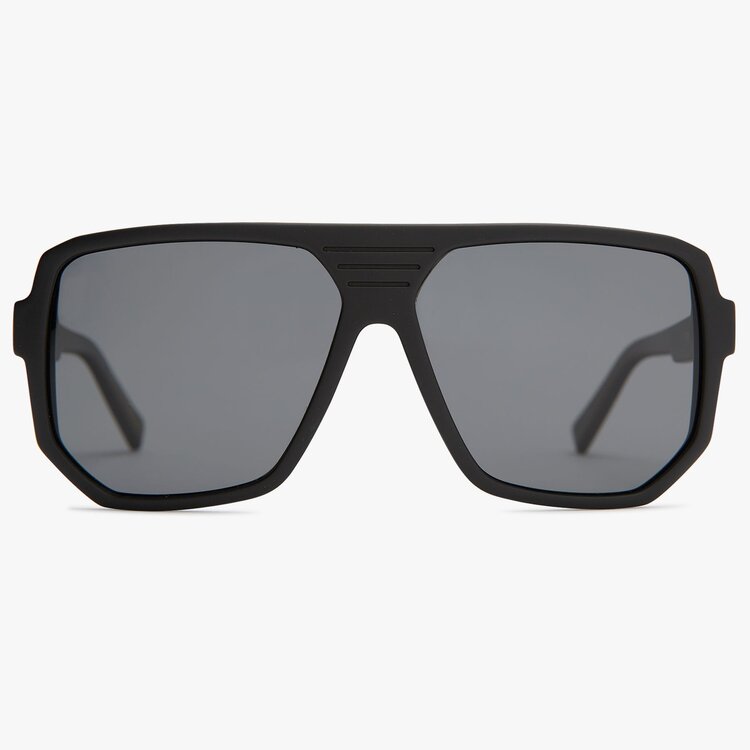 VonZipper VonZipper Roller | Black Satin / Grey