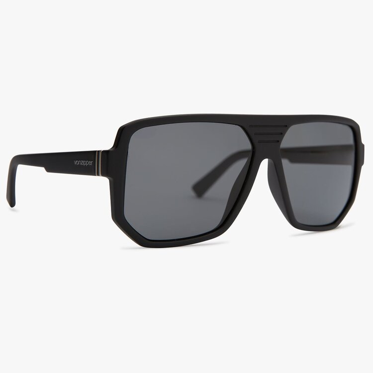 VonZipper VonZipper Roller | Black Satin / Grey