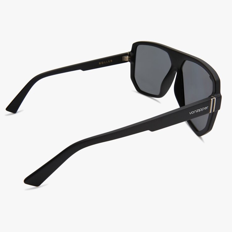 VonZipper VonZipper Roller | Black Satin / Grey