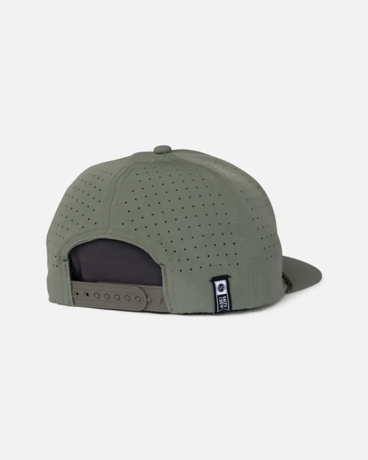Salty Crew Salty Crew Long Range Snapback | Washed Green