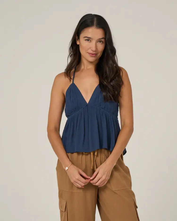 Salty Crew Salty Crew Sundial Cami | True Navy