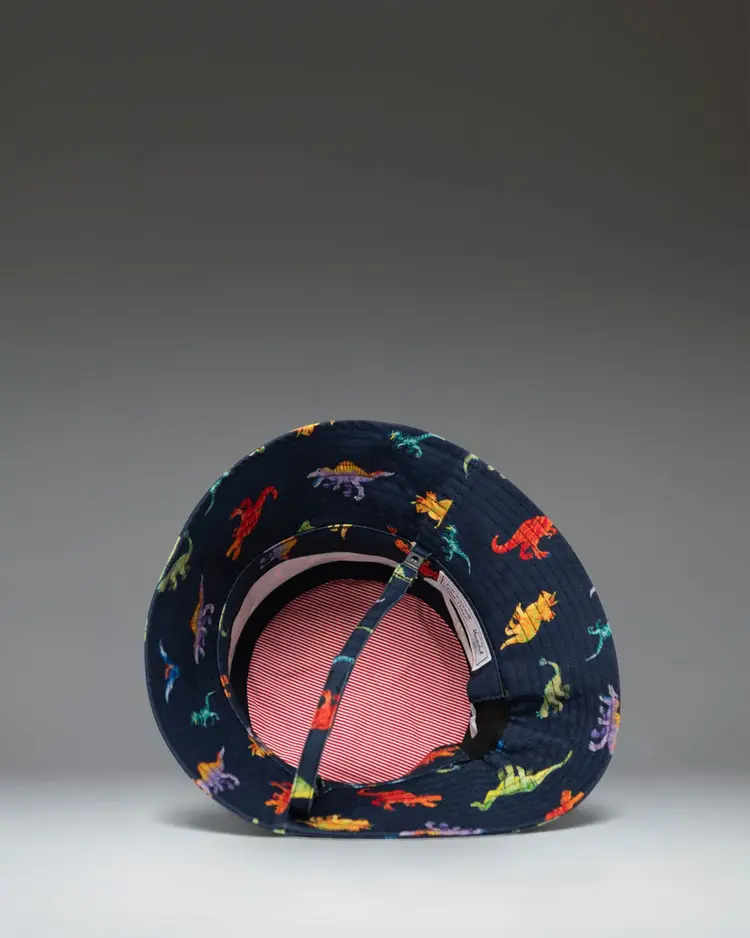 Herschel HERSCHEL Toddler Bucket Hat 2-4y  | Watercolour Dinos Darkest Navy