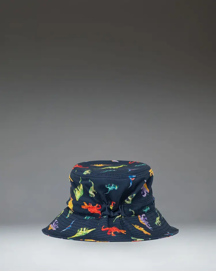 Herschel HERSCHEL Toddler Bucket Hat 2-4y  | Watercolour Dinos Darkest Navy