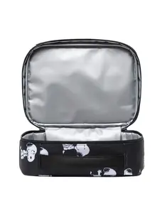 Herschel Herschel Peanuts Pop Quiz Lunch Box Snoopy And Woodstock | Black