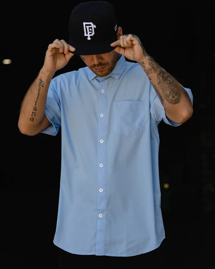 Dixxon Dixxon SOLID Bamboo 2.0 Short Sleeve | Light Blue
