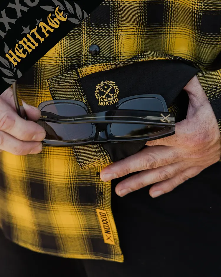 Dixxon Dixxon Frisco Flannel | Black/Yellow