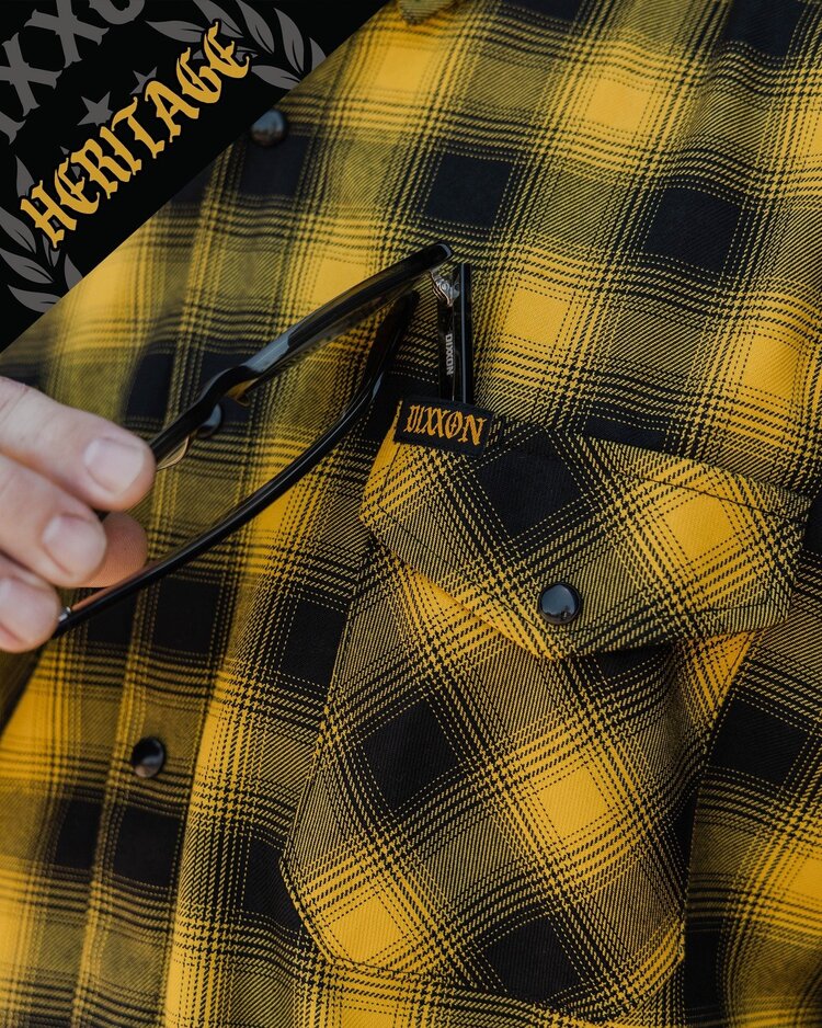 Dixxon Dixxon Frisco Flannel | Black/Yellow