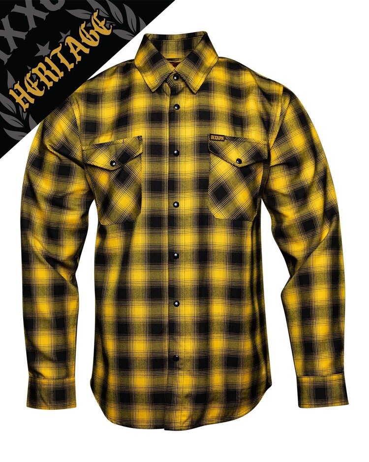 Dixxon Dixxon Frisco Flannel | Black/Yellow