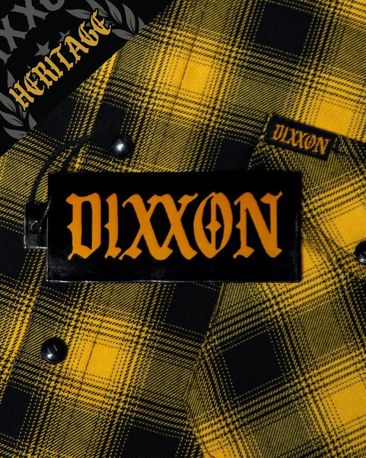 Dixxon Dixxon Frisco Flannel | Black/Yellow