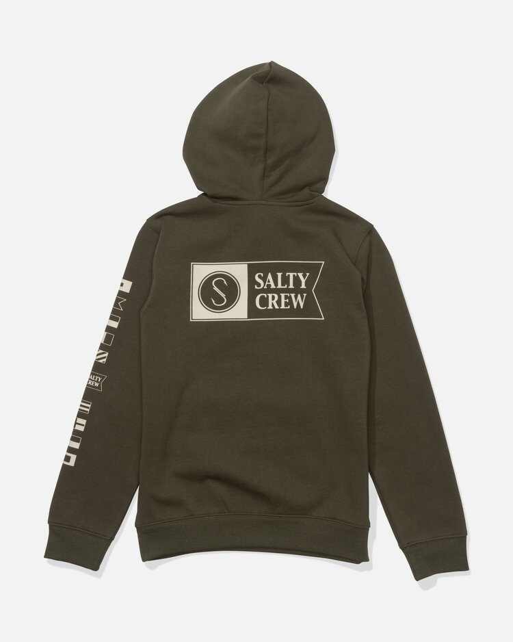 Salty Crew Salty Crew Boys Alpha Color Block Fleece | Olive Stone