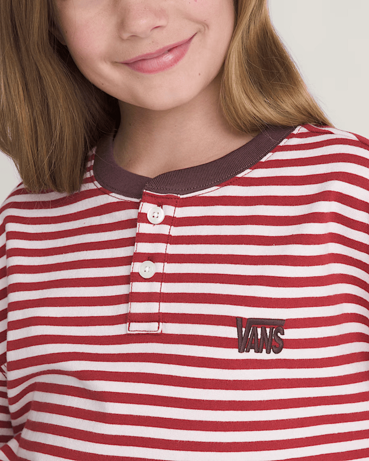 Vans Vans Girls Molley Henley Pullover | Pale Petal
