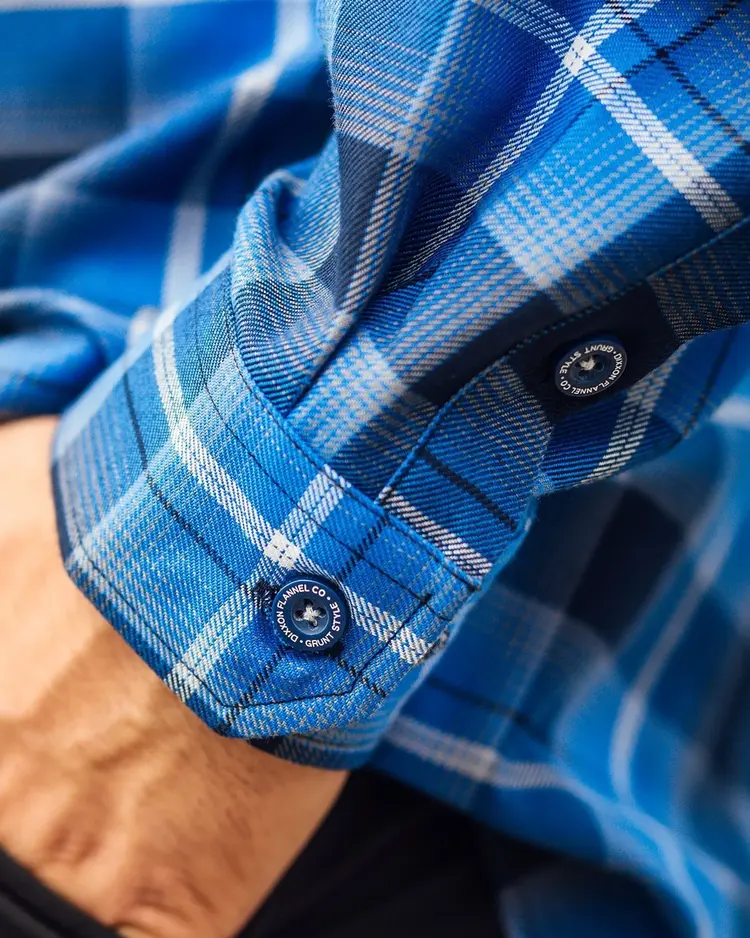 Dixxon Helm Flannel Blue/White