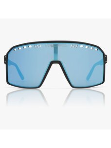 VonZipper Super Rad | Black Satin / Blue Flash Chrome Polar
