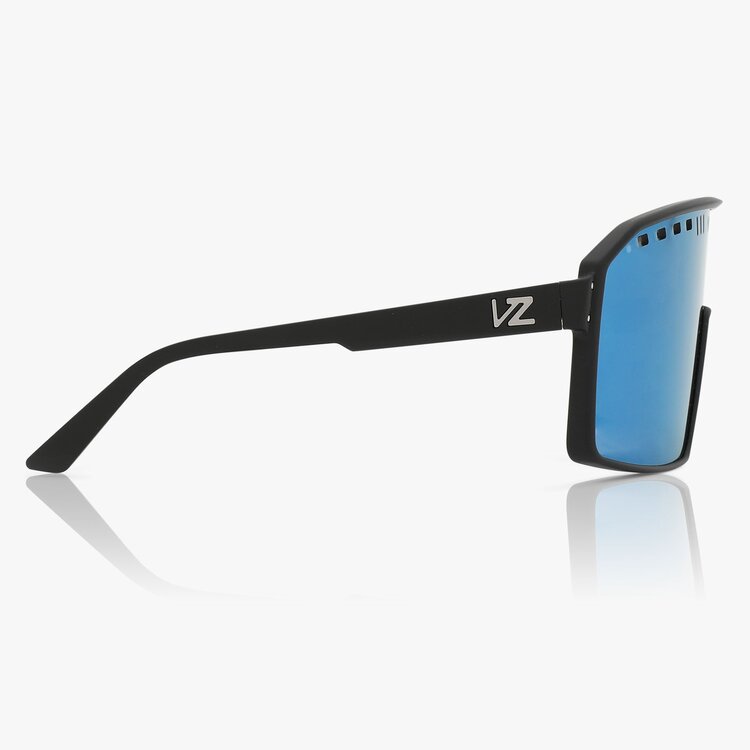 VonZipper VonZipper Super Rad | Black Satin / Blue Flash Chrome Polar