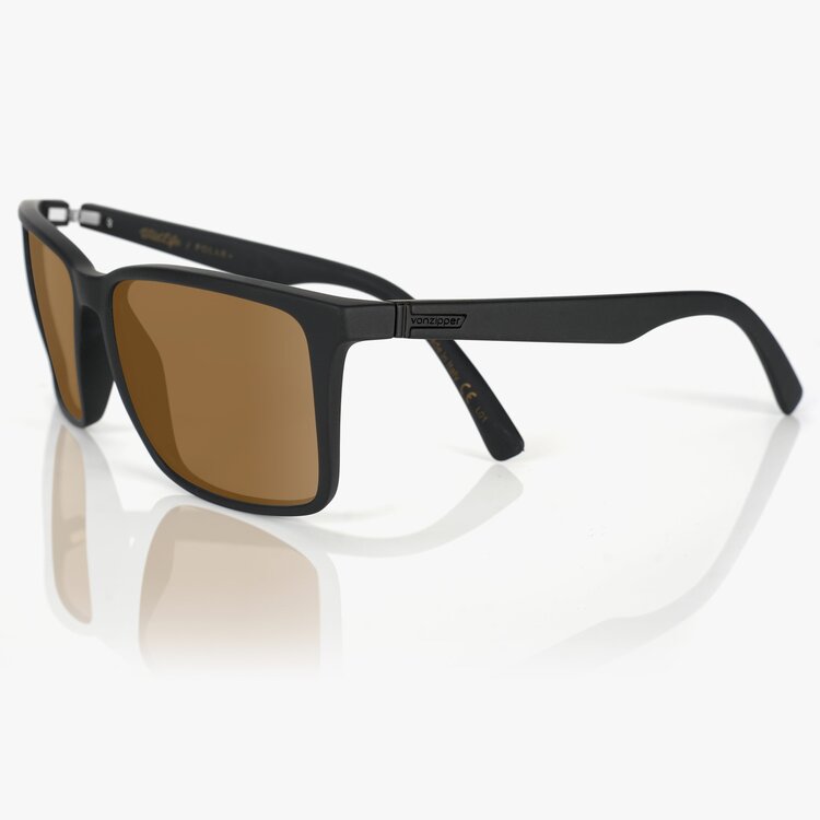 VonZipper VonZipper Lesmore | Black On Black / Wildlife Brown Polar