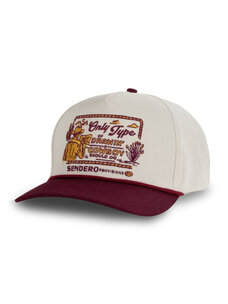 Sendero Provisions Co. Sendero Provisions Co. Cowboy Drawin' Hat | Cream/Maroon