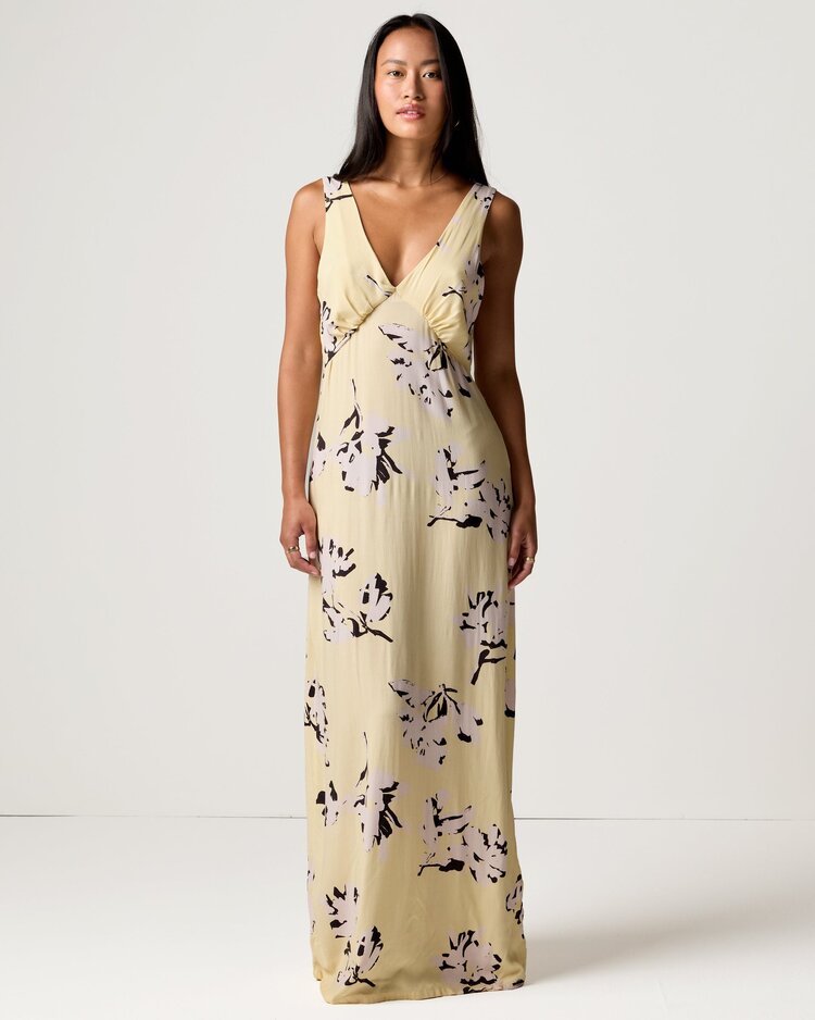 RVCA Dahlia Maxi Dress | Cream