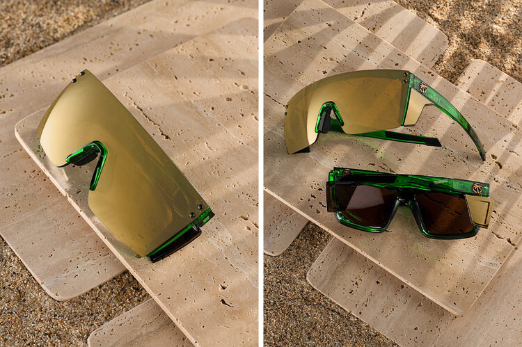 Heat Wave Performance Lazer Face Z87+ Sunglasses | Cycad Green/Polarized Copper