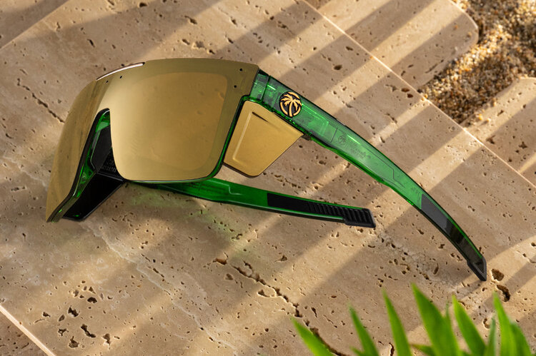 Heat Wave Performance Quatro Z87+ Sunglasses | Cycad Green/Polarized Copper