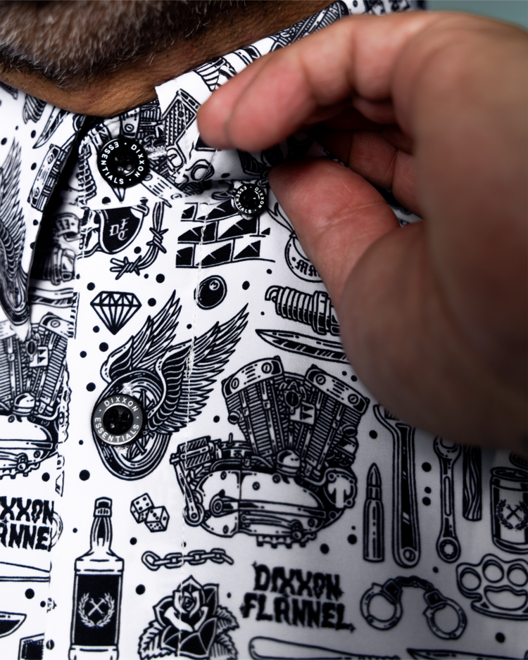 Dixxon The Essentials Party Shirt | White